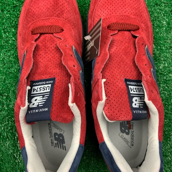 $160 New Balance 574 Red Blue Navy US574XAD main image 8